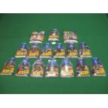 Sixteen boxed 2005 Star Wars Revenge Of The Sith figures to include: Sneak Preview R4-69, Clone