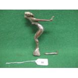 Heavy 7" tall Speed Nymph mascot with threaded arm sections (af condition) Please note