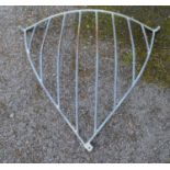 Galvanised corner hayrack Please note descriptions are not condition reports, please request