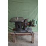 S Tyzack & Son Zyto router table on wooden stand Please note descriptions are not condition reports,