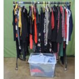 Quantity of ladies clothes (rail not included) Please note descriptions are not condition reports,