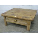 Pine coffee table - 35.75" wide Please note descriptions are not condition reports, please request