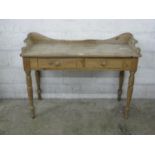 Pine washstand - 49" wide Please note descriptions are not condition reports, please request