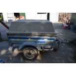 Lider car trailer and hard cover Please note descriptions are not condition reports, please