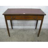 Inlaid writing desk - 39" wide Please note descriptions are not condition reports, please request