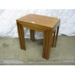 Nest of three McIntosh tables - 21" wide Please note descriptions are not condition reports,