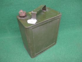 1939 WD two gallon petrol can with plain brass cap (restored) Please note descriptions are not