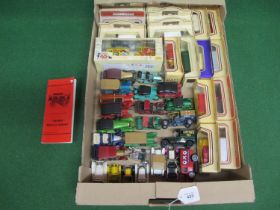 Box of approx twenty four loose Matchbox Models Of Yesteryear with relevant 1977 collectors