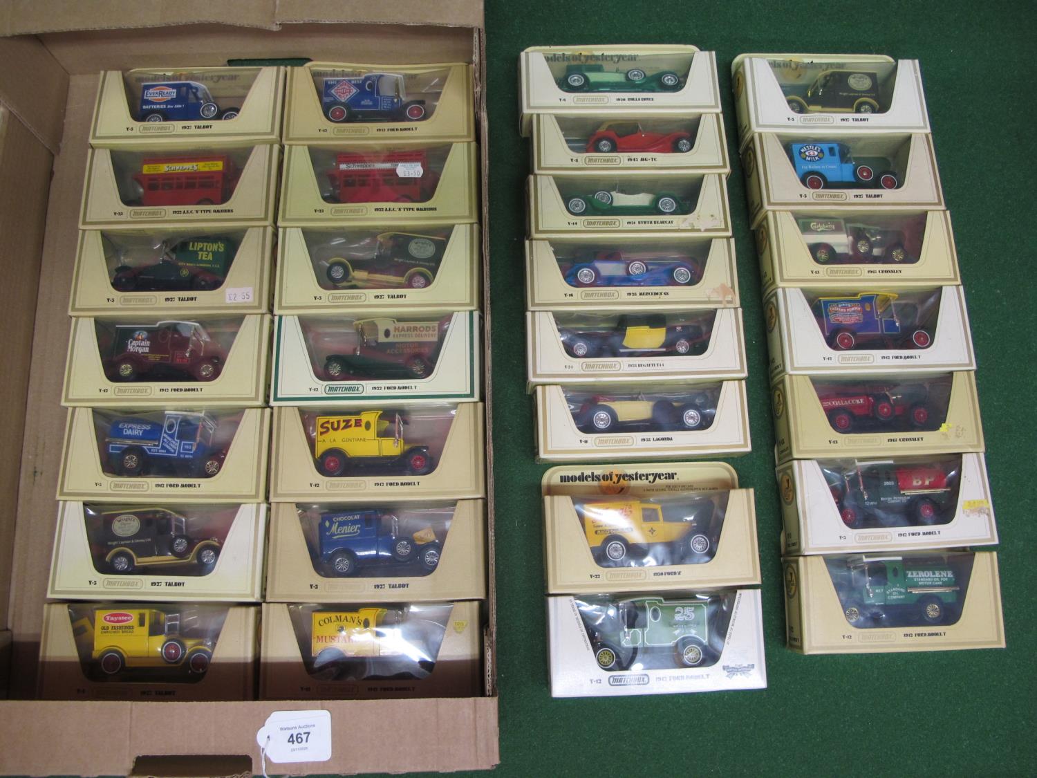 Forty one 1970's/1980's boxed Matchbox Models Of Yesteryear lorries, vans, buses and cars Please - Image 3 of 3