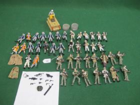 Quantity of approx forty two loose Star Wars figures from 2000 onwards to include: Hoth Rebel
