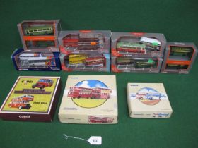 Ten Corgi and OOC two vehicle boxed bus sets to include: Southdown, Barton, Crosville, Devon