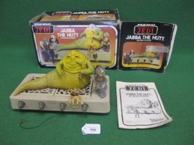 Star Wars Return Of The Jedi boxed 1983 Jabba The Hutt Action Playset Cat. No. 70490 with pipe, bowl