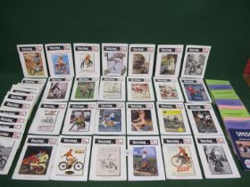 Forty one copies of Buzzing, The Journal Of The National Autocycle & Cycle Motor Club Ltd from the