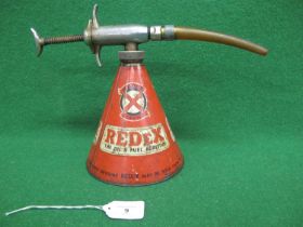 Redex conical oil and fuel additive forecourt shot gun - 6.25" dia x 9.5" tall Please note