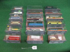 Eighteen Corgi 1:76 scale OOC buses and coaches in various liveries to include: Isle of Man,