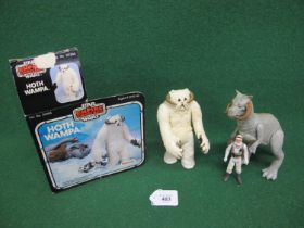 Star Wars The Empire Strikes Back boxed Hoth Wampa 6 posable figure, Cat No. 33394 together with