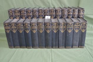 Set of twenty five Alexandre Dumas books, The Waverley Book Company Ltd Please note descriptions are