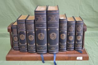 Set of Anniversary Edition of the Oxford Dictionary, issued by the Franklin Library in Commemoration