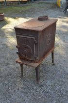 Jotul iron woodburning stove - 12.5" wide Please note descriptions are not condition reports, please