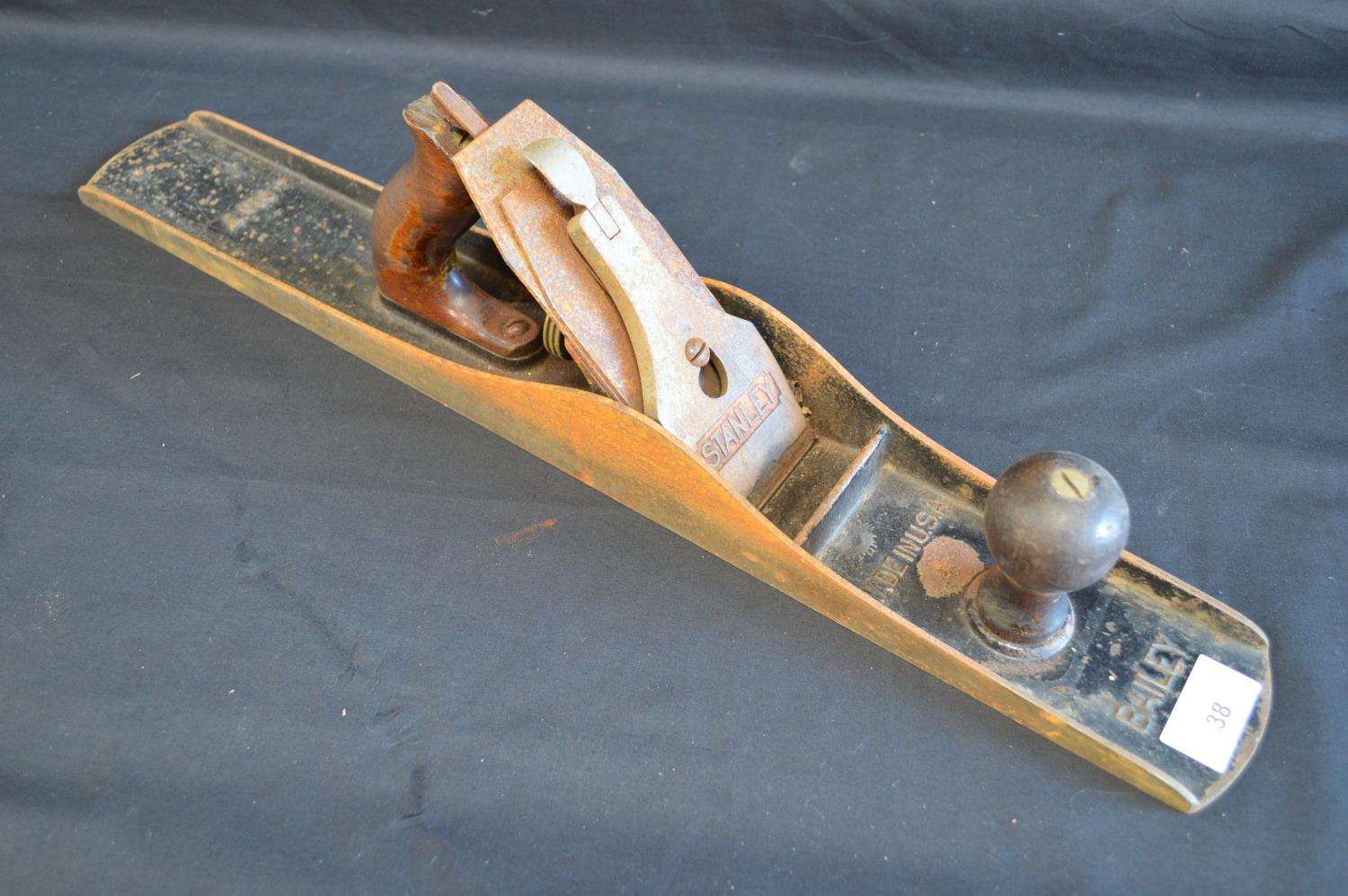 Stanley Bailey No. 7 jointing plane - 22" long Please note descriptions are not condition reports, - Image 2 of 3
