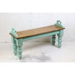 Painted Pine Window Seat