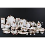 Extensive collection of Royal Albert ' Old Country Roses ' ceramics to include 2 x teapots, 3 x