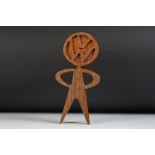 Volkswagen VW wooden desk figure, 22.5cm high