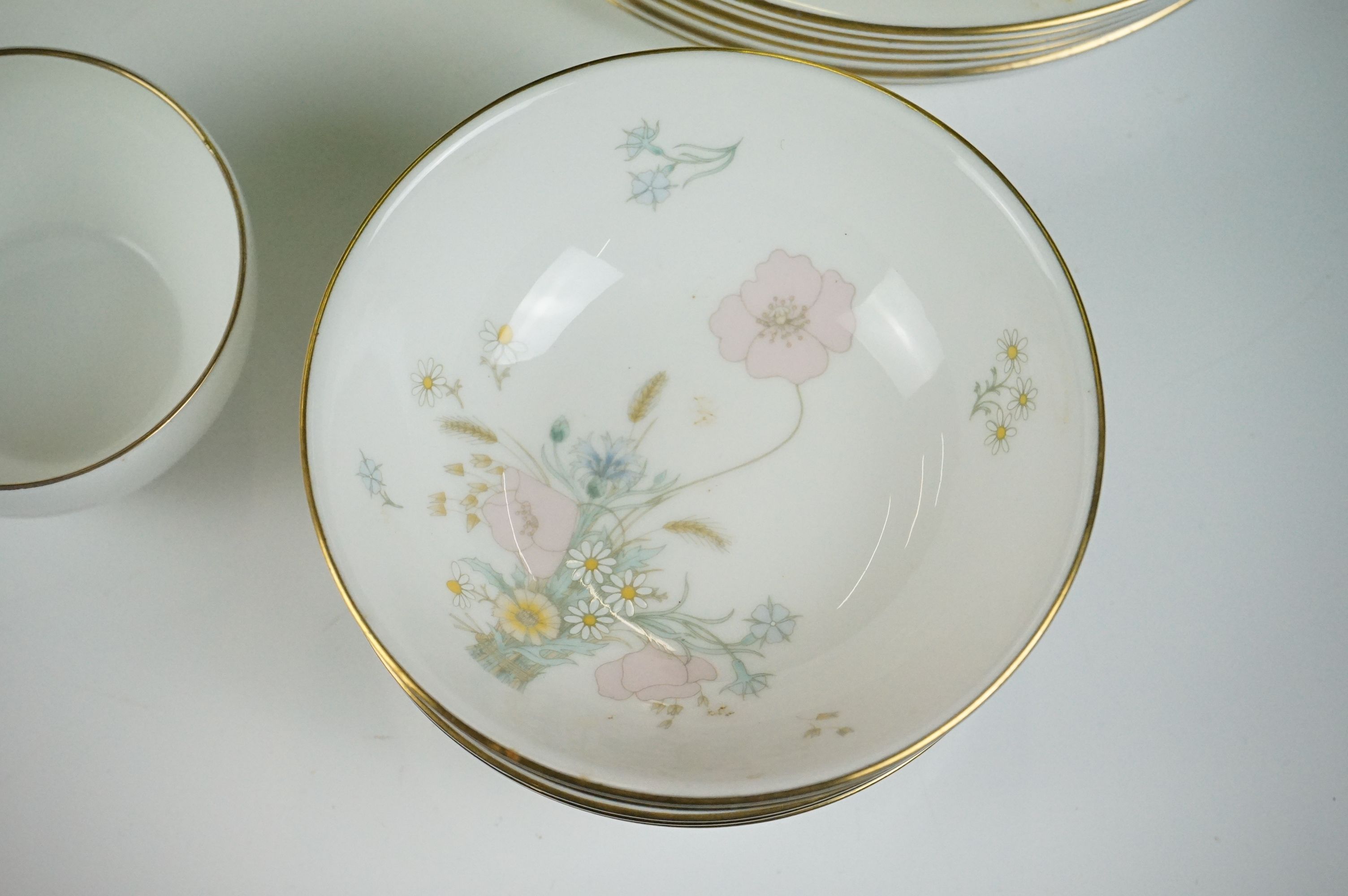 Royal Doulton ' Flirtation ' pattern tea and lunch set, pattern no. HL 5043, comprising 6 - Image 7 of 10