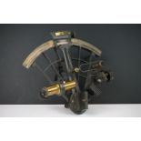 A Late 19th / Early 20t Century Naval Sextant, No Visible Makers Marks.