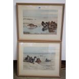 Archibald Thorburn (Scottish 1860-1935) - Two signed colour prints of ducks and other water birds,