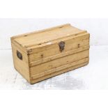 Victorian Pine Travelling Trunk