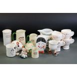 Mixed ceramics to include a Portmeirion Botanic Garden jug, 15cm high, Cartlon Ware 'Walking Ware'