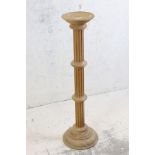 Modern Beech wood Plant Stand, 101cm high