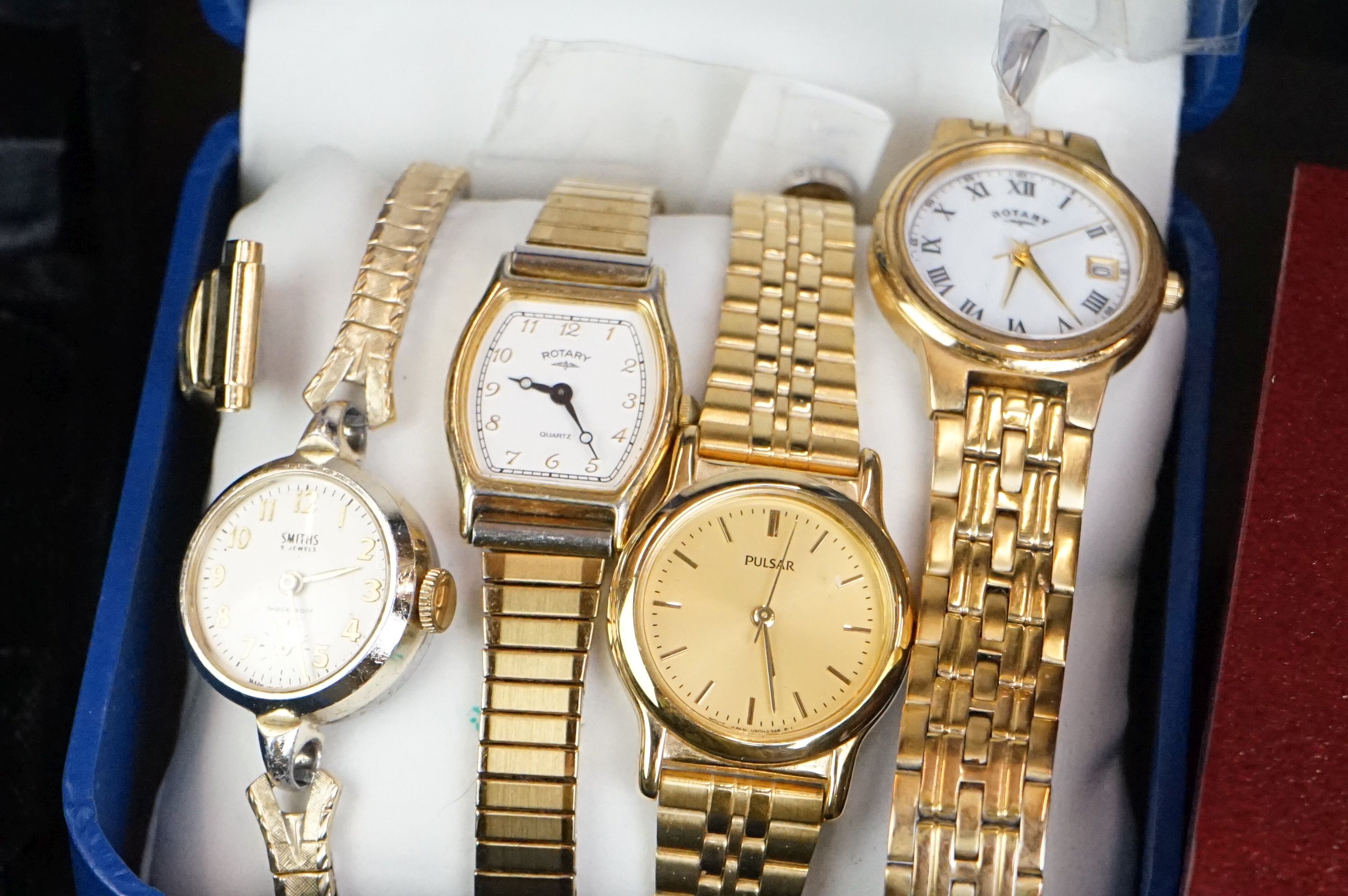 A collection of watches to include Rotary and Pulsar examples together with a quantity of repair - Image 8 of 8