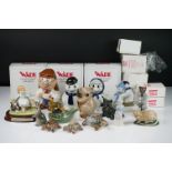 Twenty Four Wade Ceramic Items including 3 x Boxed Limited Edition Animals Kangaroos, 2 x Smiling