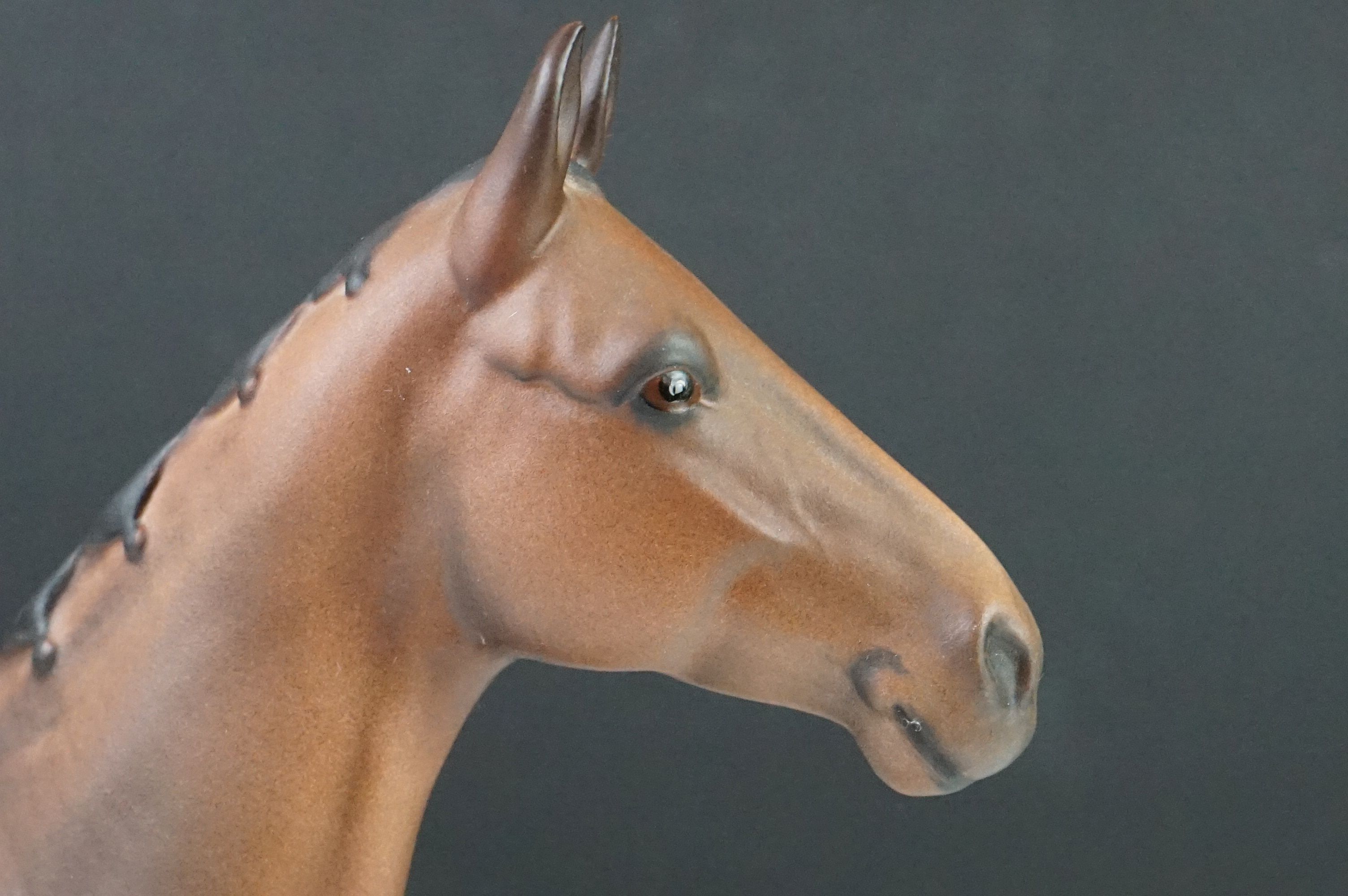 Beswick Connoisseur Model of ' Arkle, Champion Steeplechaser ' on wooden base, model no. 2065 - Image 4 of 6