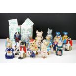 Approximately Twenty Three Wade Collector Club Figures including Boxed Bertram the Badger and