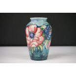 Moorcroft Vase in the Anemone pattern, impressed marks to base, 10.5cm high