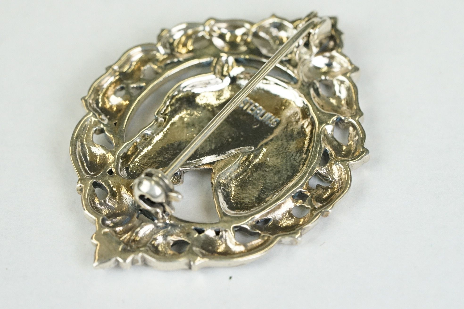Silver horse brooch - Bild 4 aus 5