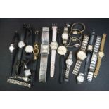 Collection of approximately Nineteen Wristwatches including Sekonda, Gucci and Accurist