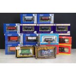 24 Boxed OO gauge items of rolling stock, all wagons, tankers & vans to include 19 x Dapol, 3 x