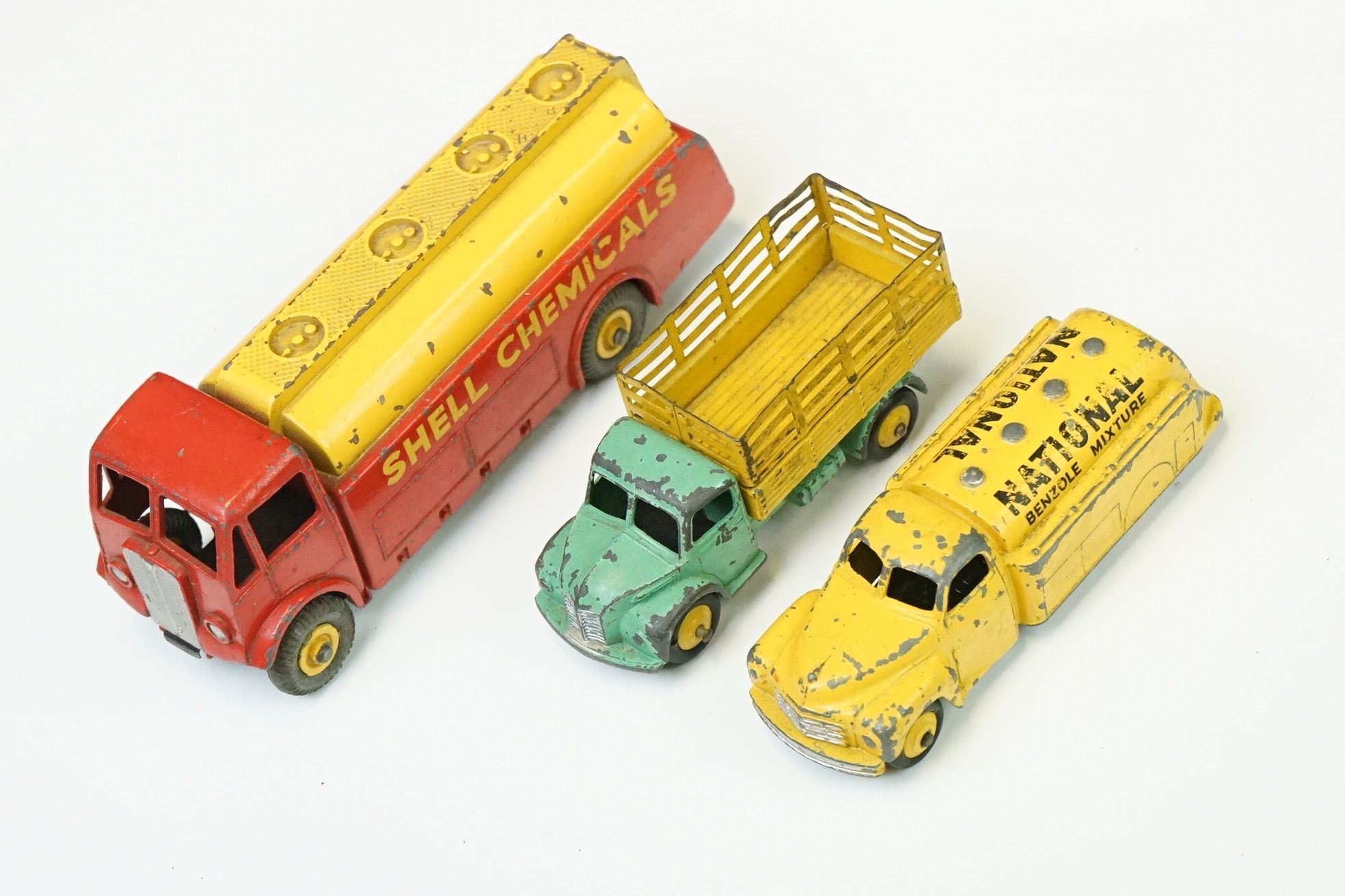 Around 27 mid 20th C play worn Dinky diecast models to include 984 Supertoys Car Carrier, 2 x - Image 11 of 13