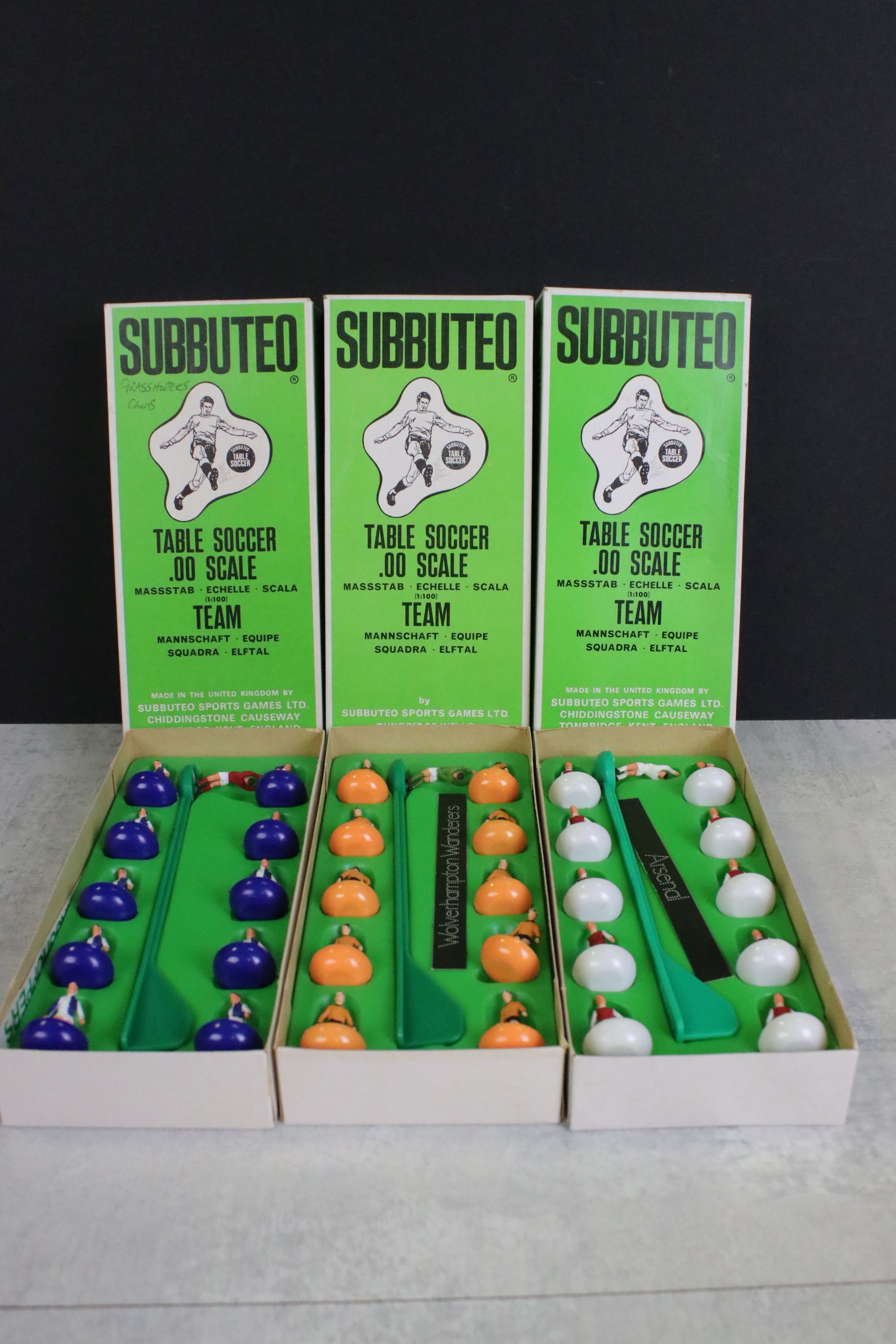 Subbuteo - 15 boxed HW teams to include 13 Blackpool, 77 Wolves, 191 Manchester Citey, 15 - Image 2 of 7
