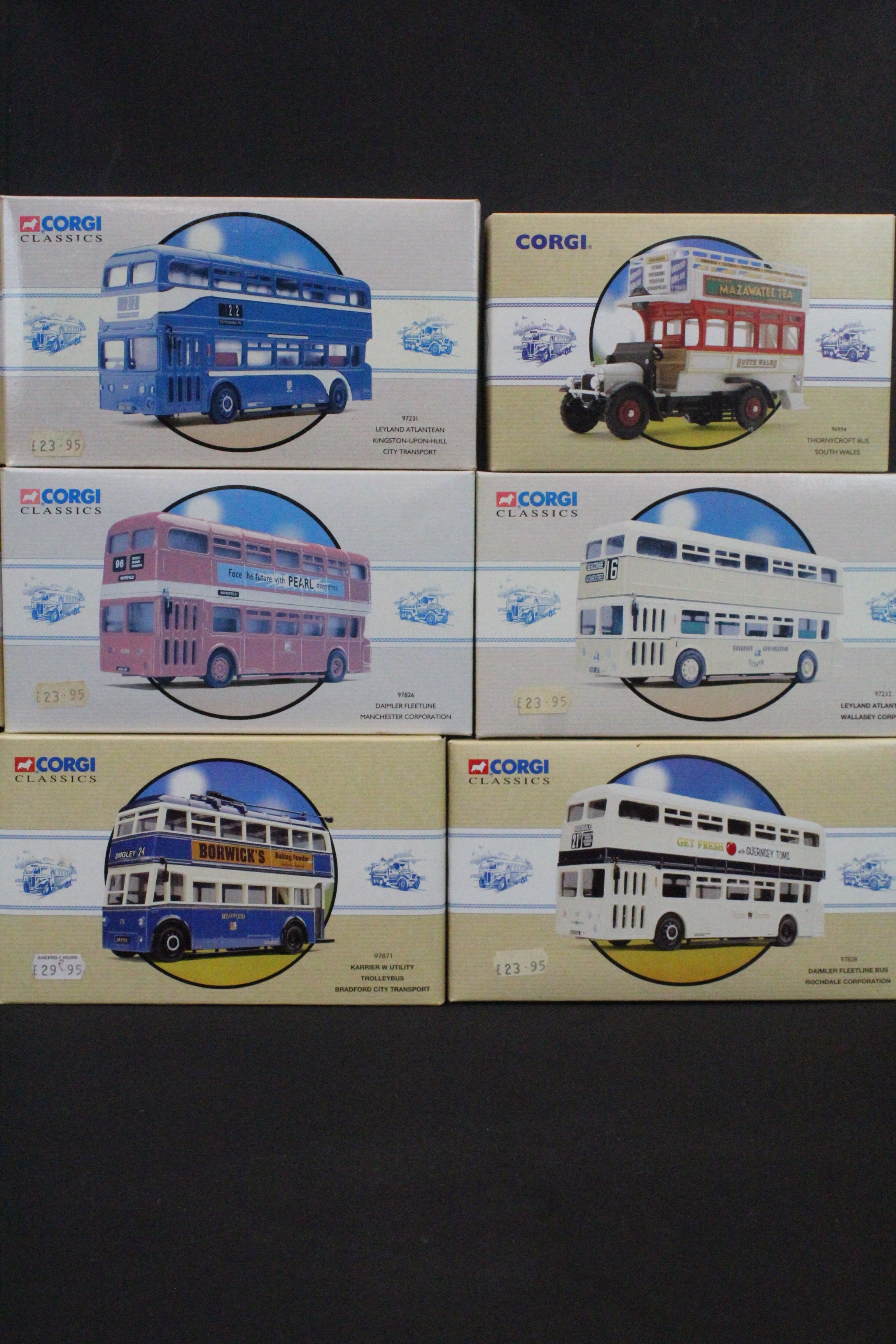 19 Boxed Corgi Public Transport from Corgi diecast models to include 2 x 97870 Karrier W4 - Image 2 of 7