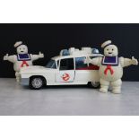 Ghostbusters - Original playworn Kenner Ghostbusters Ecto 1 along with 2 x Stay Puft Marshmallow Man