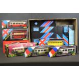 15 Boxed Solido diecast model buses to include various Bus Londonien Double Decker variants and