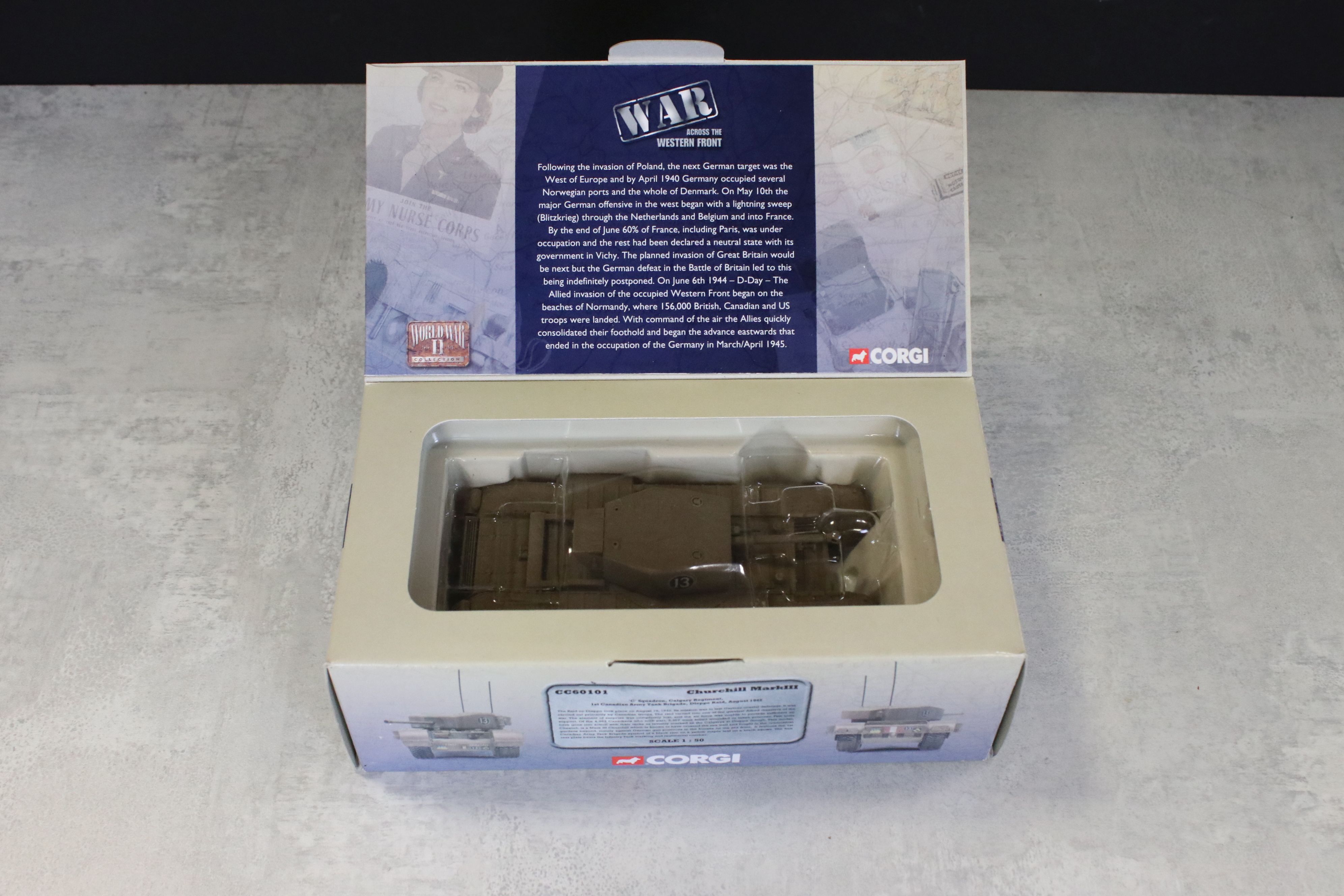 Four Boxed Corgi World War II Collection 1:50 ltd edn diecast models to include 2 x War Across the - Image 14 of 15