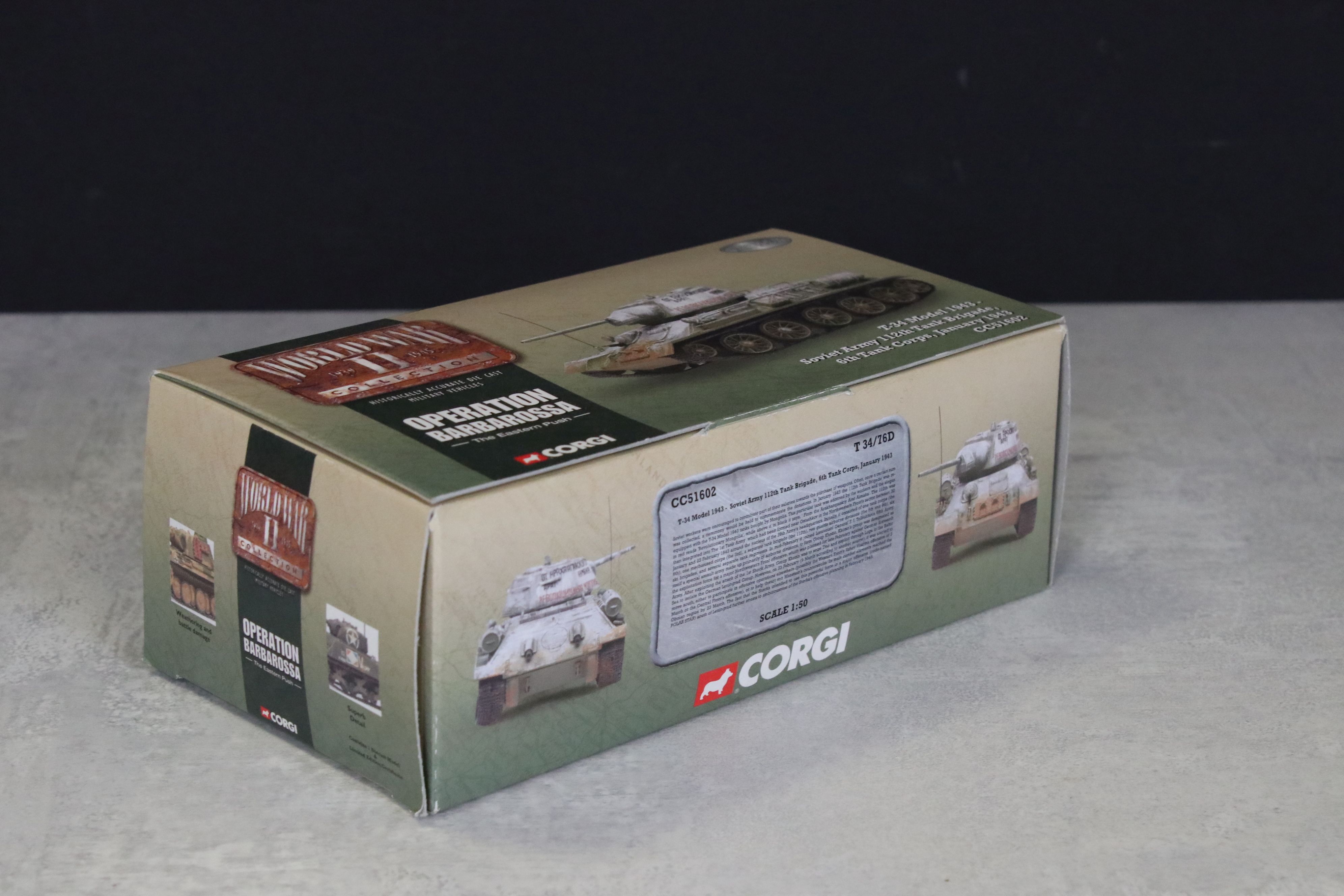 Four Boxed Corgi World War II Collection 1:50 ltd edn diecast models to include 2 x War Across the - Image 6 of 15