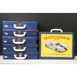 Six Matchbox Series 41 Collector Cases all complete with inner trays, a few grubby marks in places