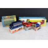 Five boxed diecast models to include Dinky Supertoys 514 Lyons Guy Van (decals good, play wear to